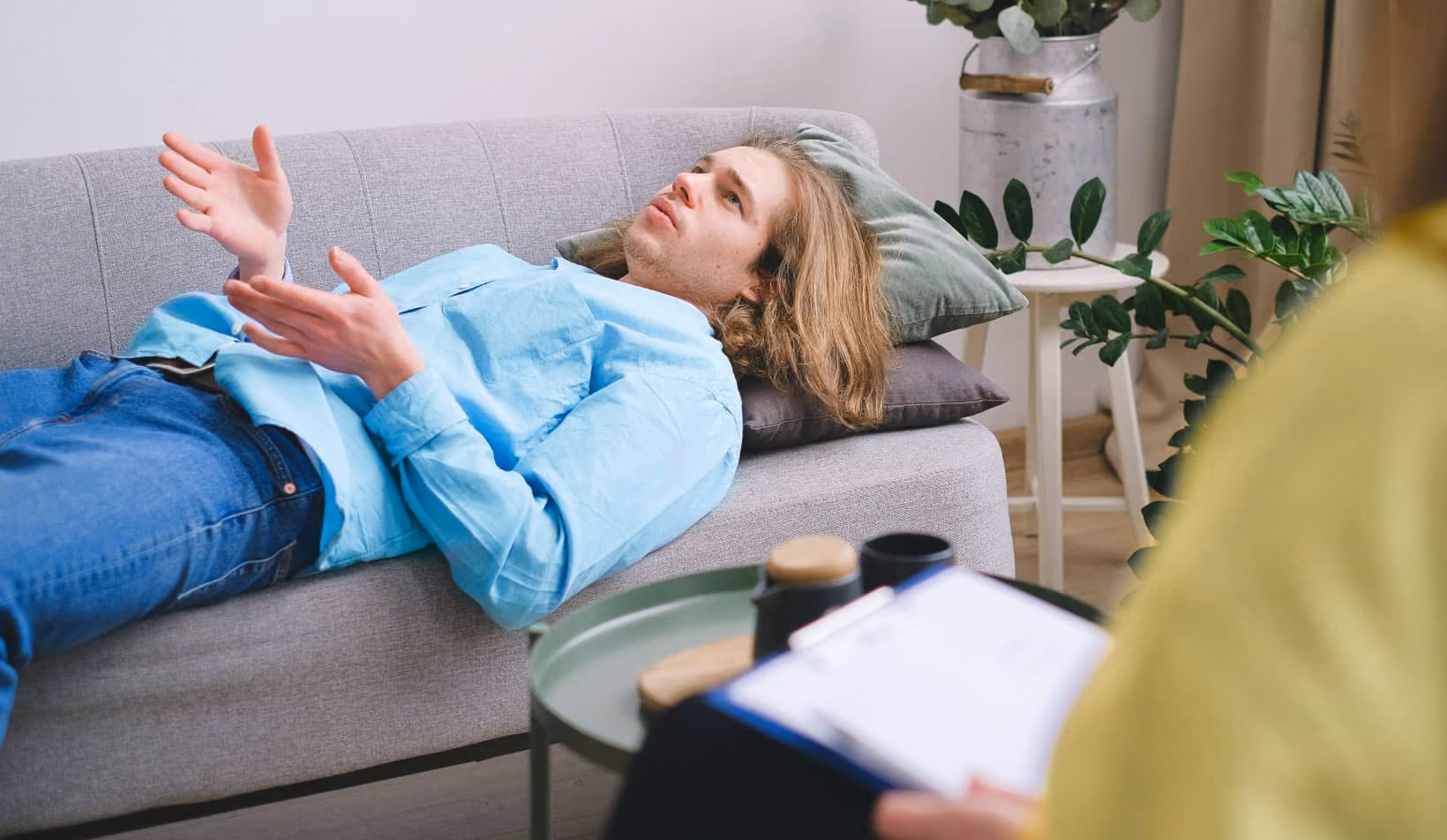 Worries Or Tension Figure And Caption - Therapist X Webflow Template