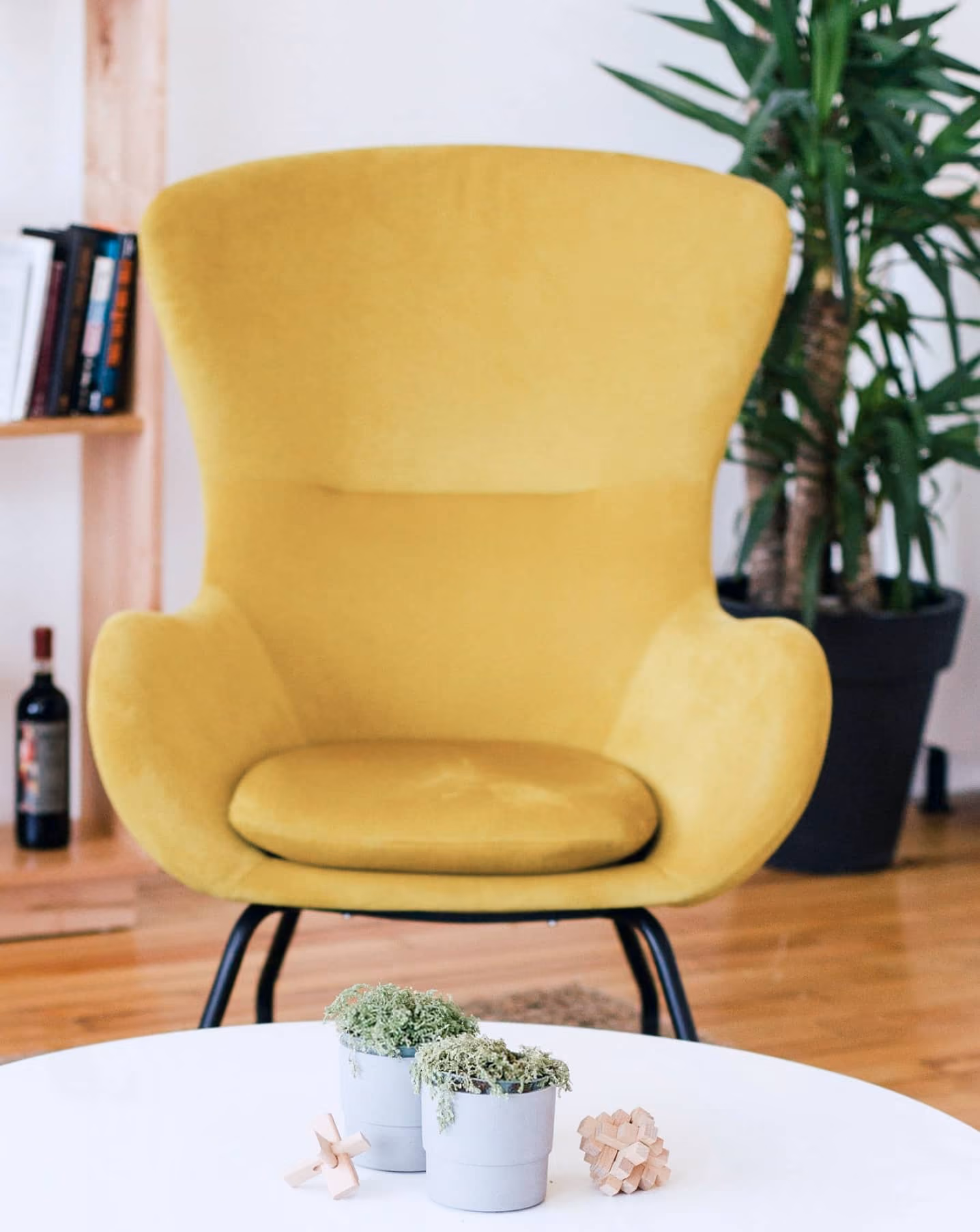 Coming Soon Chair Yellow - Therapist X Webflow Template